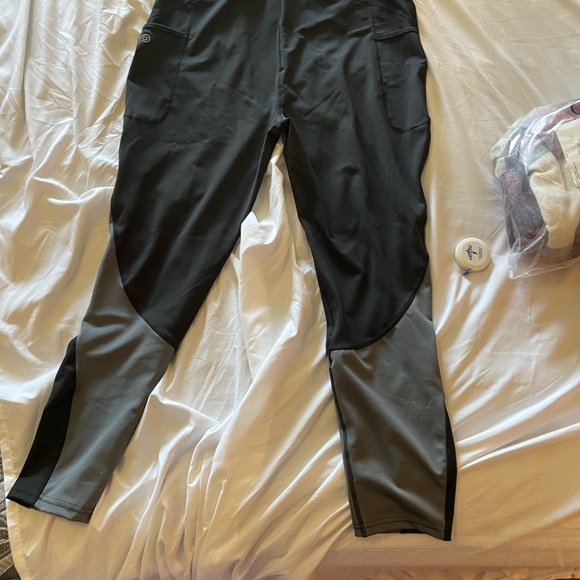 POP Fit Pants - Pop fit Black and Gray Athletic Pants 24”” inseam 3XL NWT
